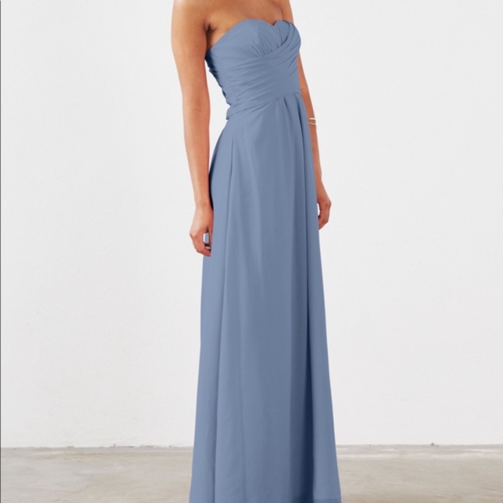 Weddington Way Dusty Blue Strapless Dress